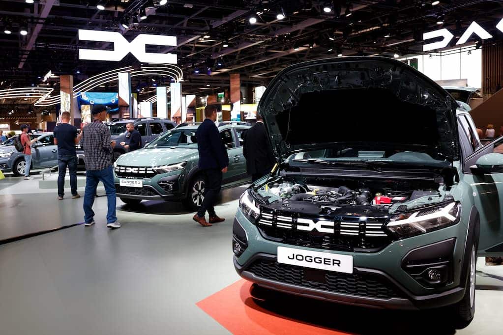 Le Dacia Jogger 2026 bénéficie d'une évolution esthétique et d'une nouvelle motorisation hybride 155. Photo © ROMUALD MEIGNEUX/SIPA